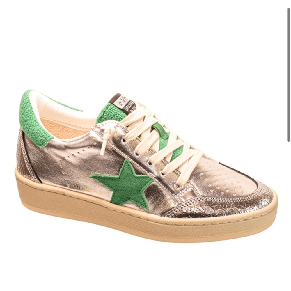 Vintage Havana Silver Low Tops